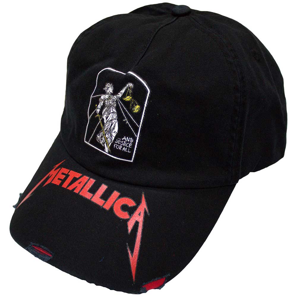 Metallica And Justice For All Tombstone Hat Black