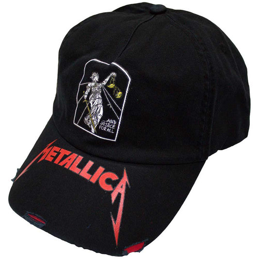 Metallica And Justice For All Tombstone Hat Black