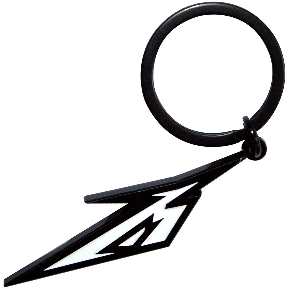 Metallica Black & White M Logo Keychain