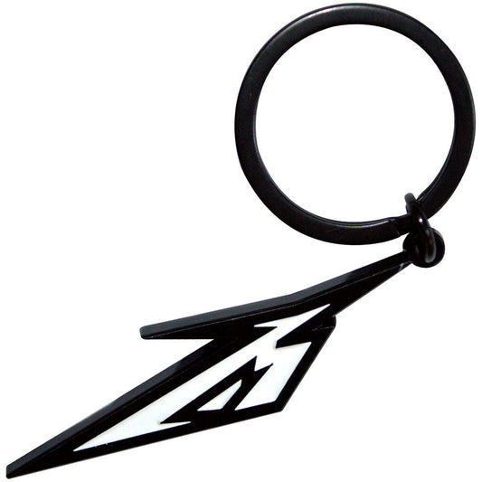 Metallica Black & White M Logo Keychain