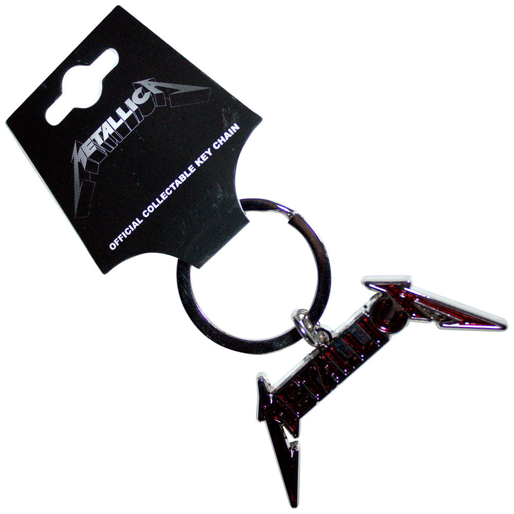 Metallica Bright Red Logo Keychain