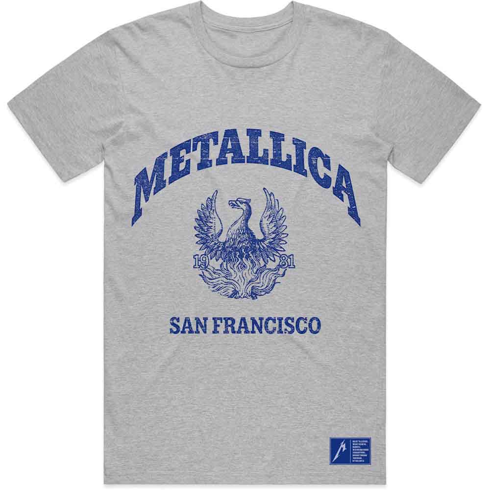 Metallica College Crest Mens T Shirt