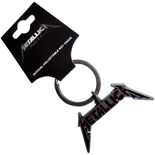 Metallica Deep Red Logo Keychain