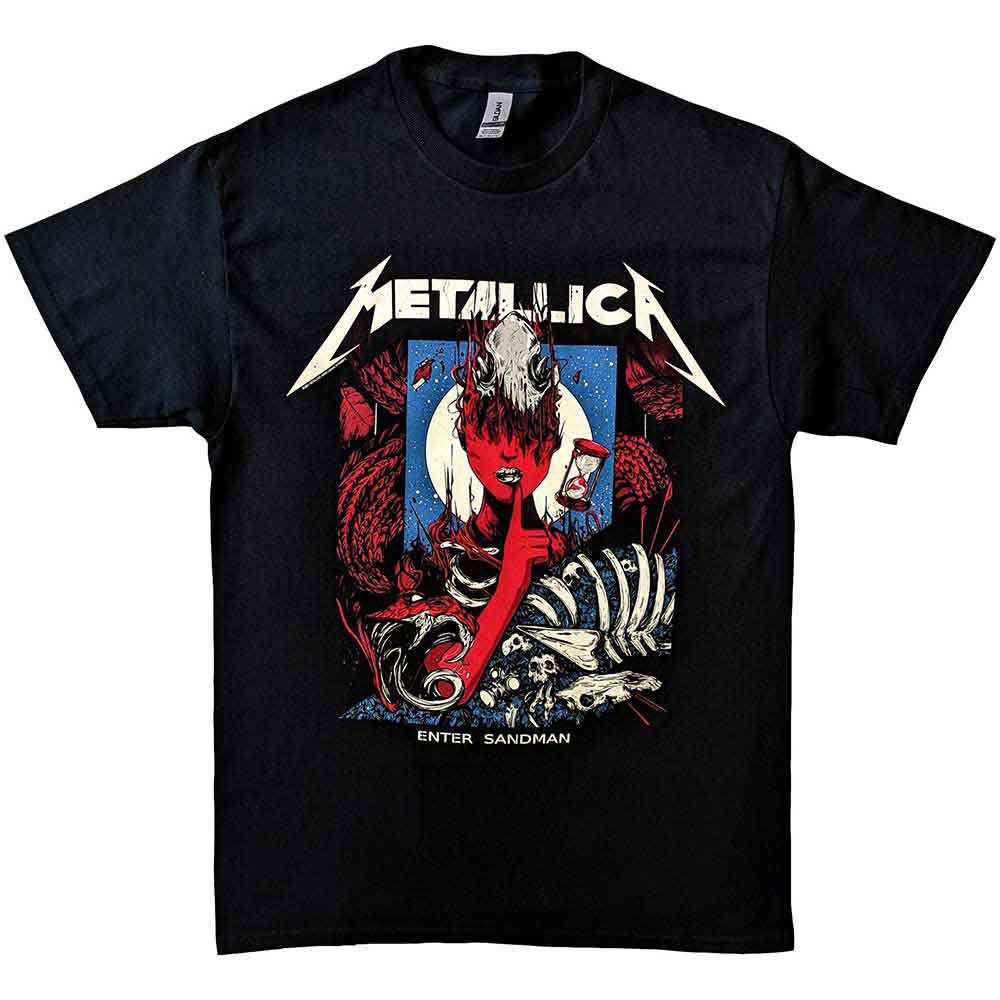 Metallica Enter Sandman Poster Mens T Shirt