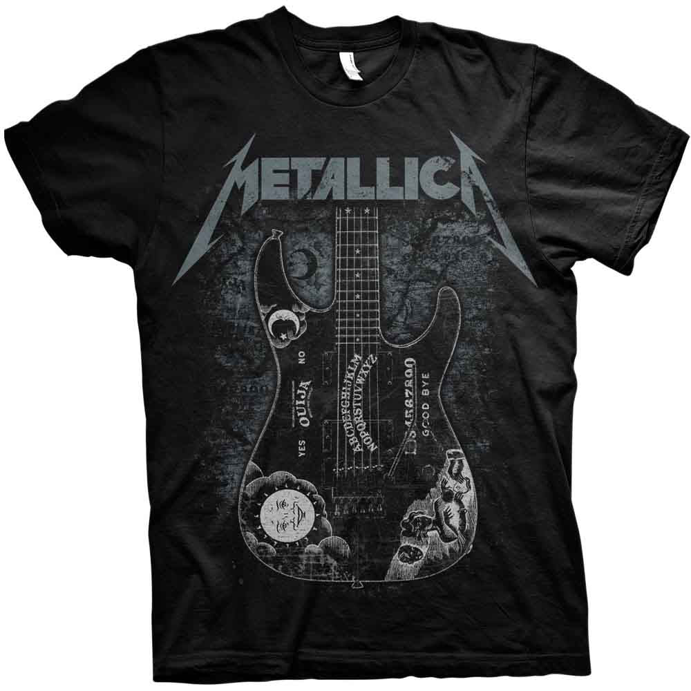 Metallica Hammett Ouija Guitar Mens T Shirt