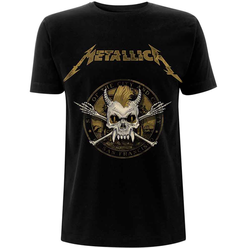 Metallica Scary Guy Seal Mens T Shirt