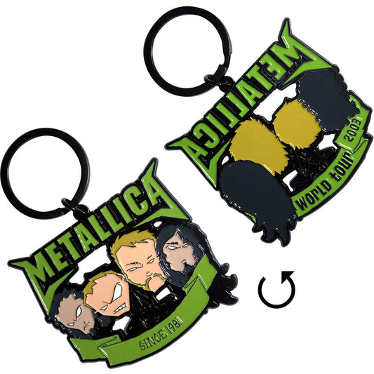 Metallica Since 1981 Heads Keychain