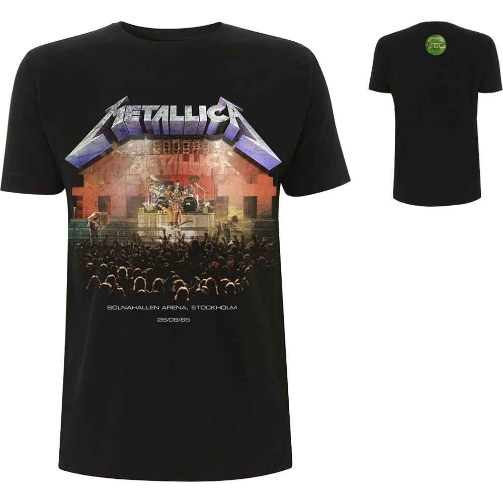 Metallica Stockholm '86. Mens T Shirt