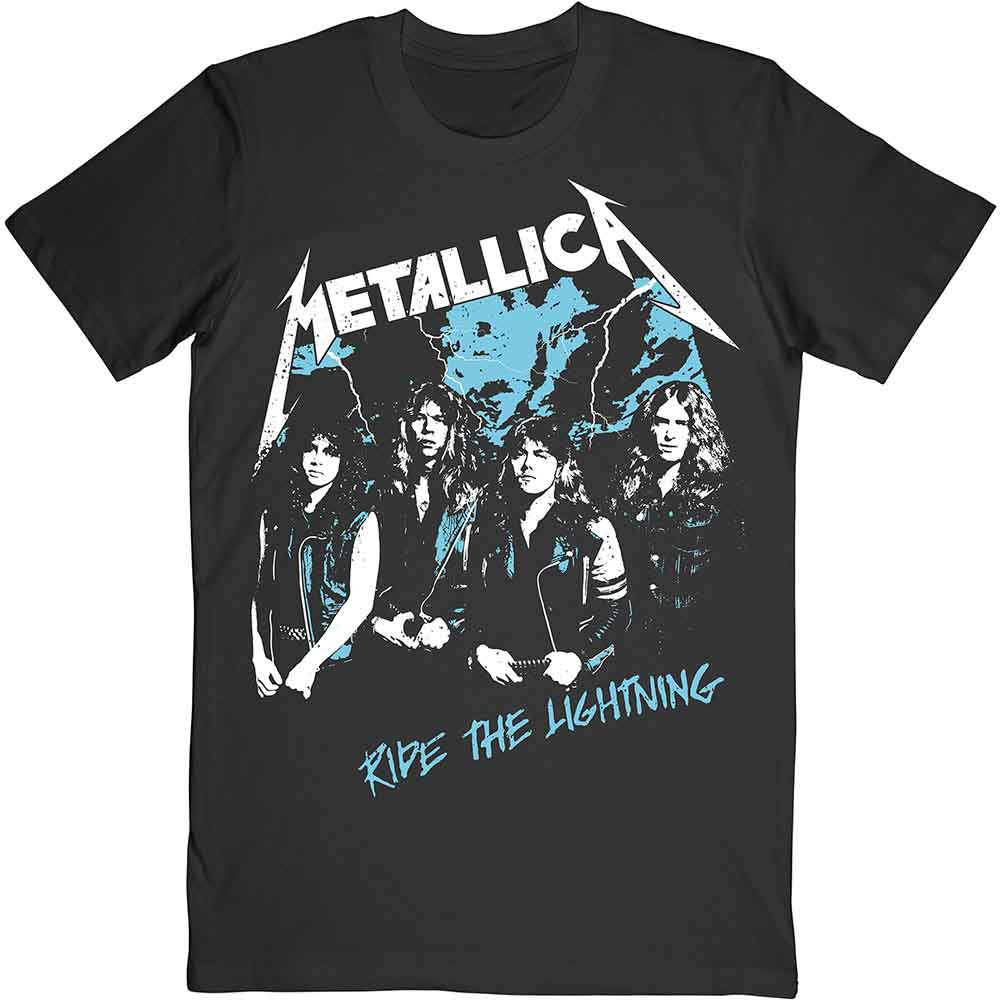 Metallica Vintage Ride The Lightning Mens T Shirt