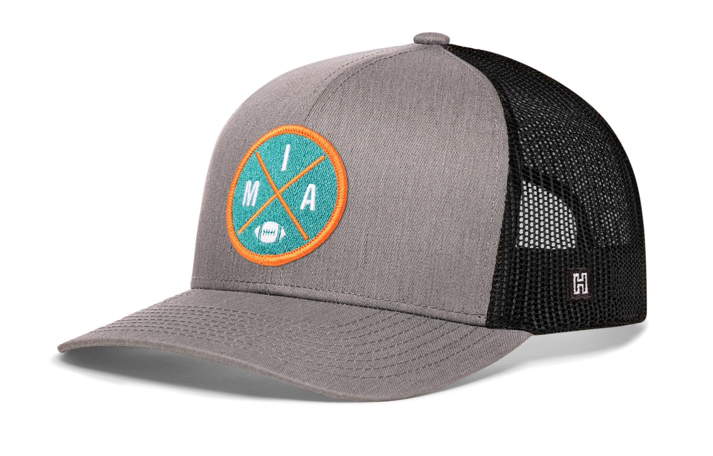 Miami Trucker Haka Hat Black MIA X Football Snapback