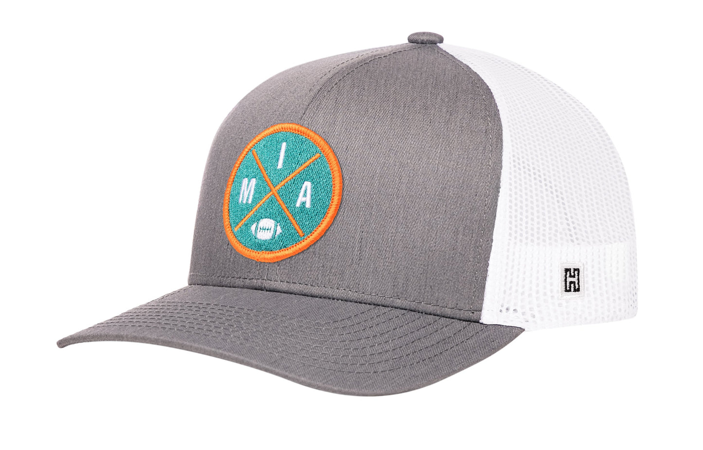 Miami Trucker Haka Hat Black MIA X Football Snapback
