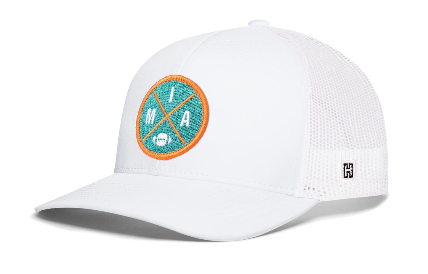 Miami Trucker Haka Hat Black MIA X Football Snapback