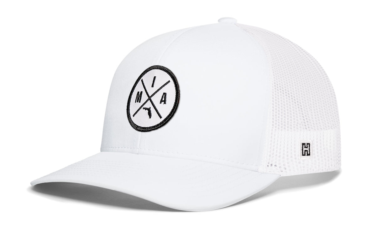 Miami Trucker Haka Hat Gray-White MIA X Snapback