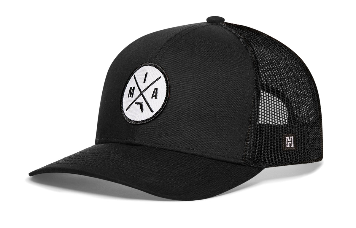Miami Trucker Haka Hat Gray-White MIA X Snapback