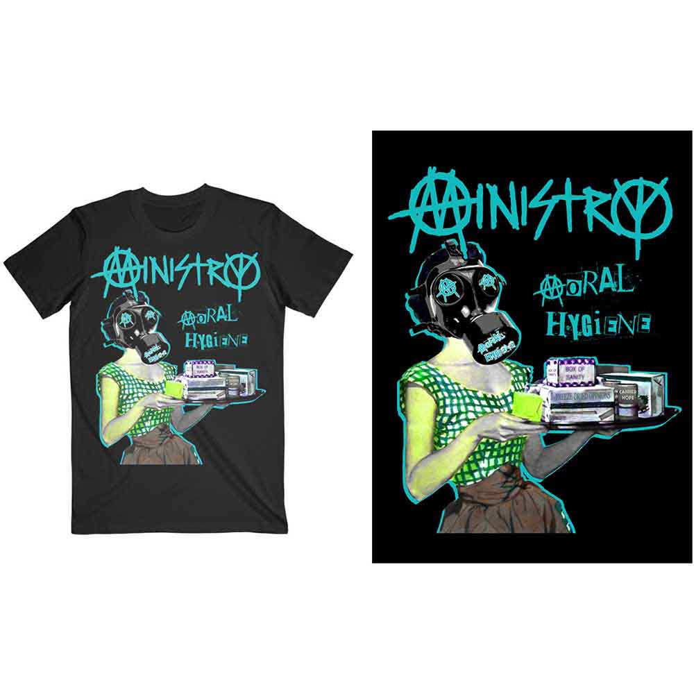 MINISTRY Moral Hygiene Gasmask Mens T Shirt