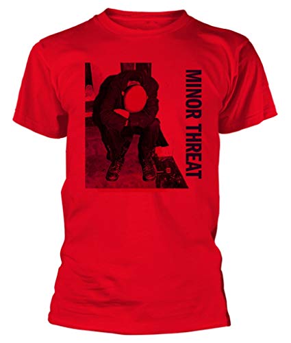 Minor Threat LP Album Officially Licensed Mens T Shirt Red