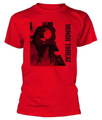 Minor Threat LP Album Officially Licensed Mens T Shirt Red