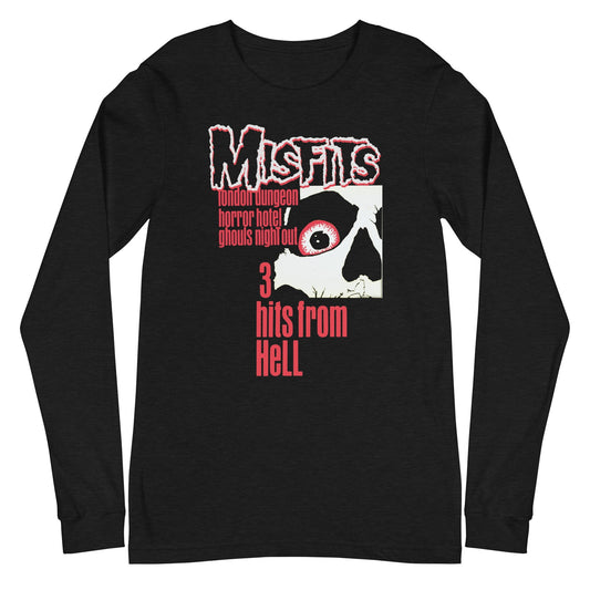 Misfits - 3 Hits From Hell Long Sleeve Shirt