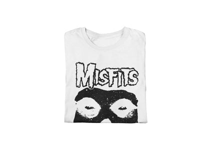 Misfits - Black Skull Jumbo Print T Shirt