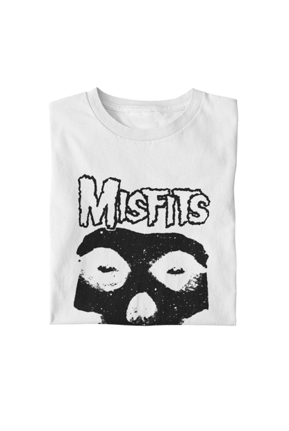 Misfits - Black Skull T Shirt