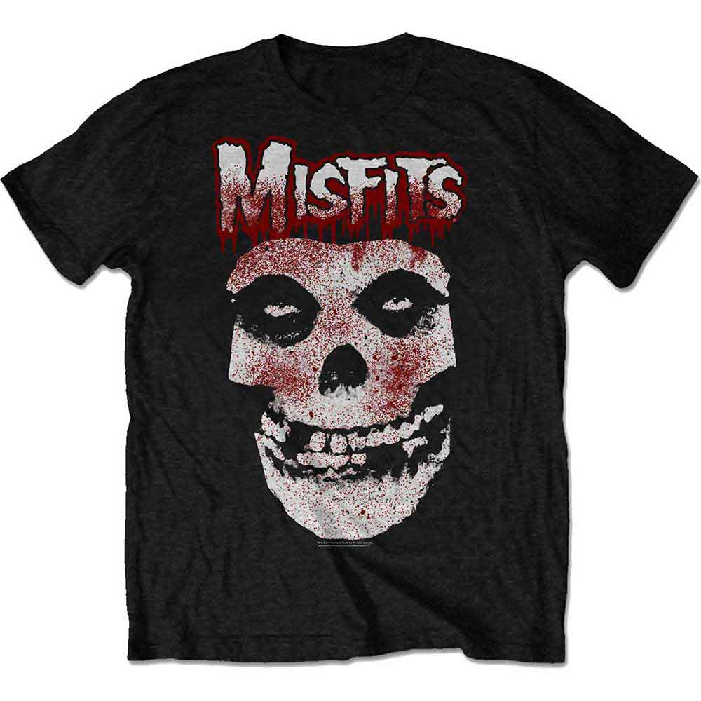 Misfits Blood Drip Skull Mens T Shirt