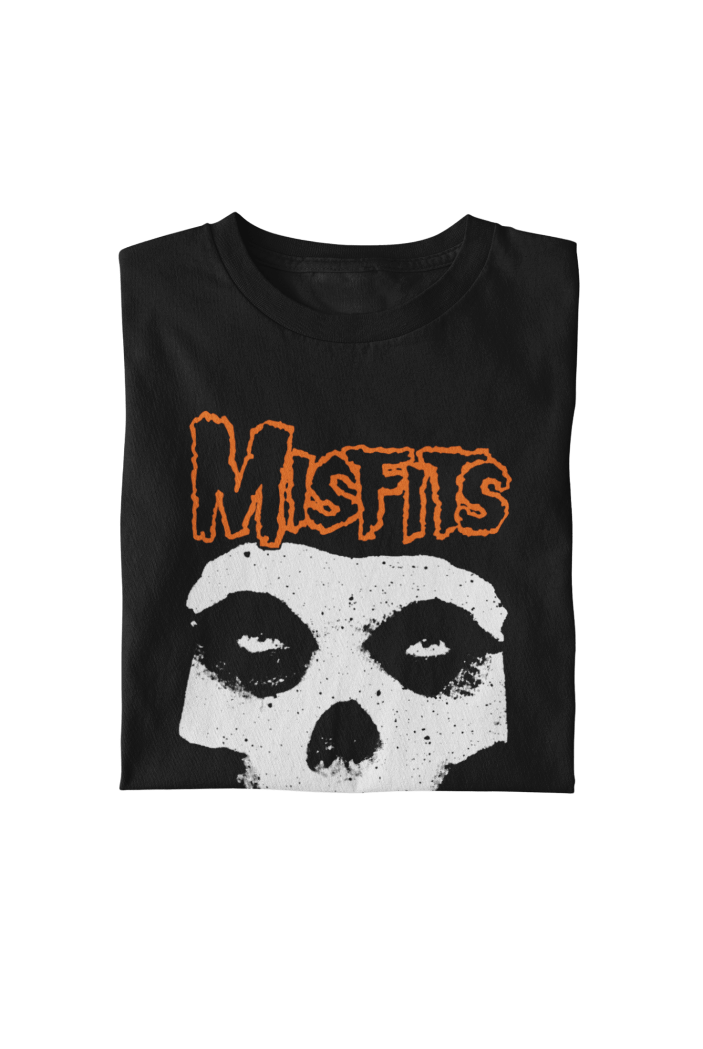 Misfits - Orange Skull T Shirt