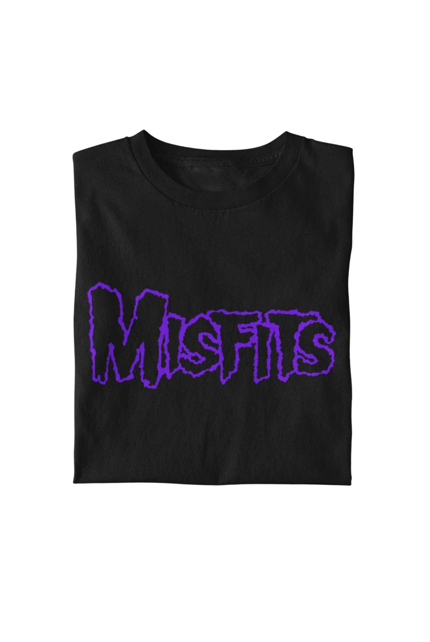 Misfits - Purple Drip Logo T Shirt