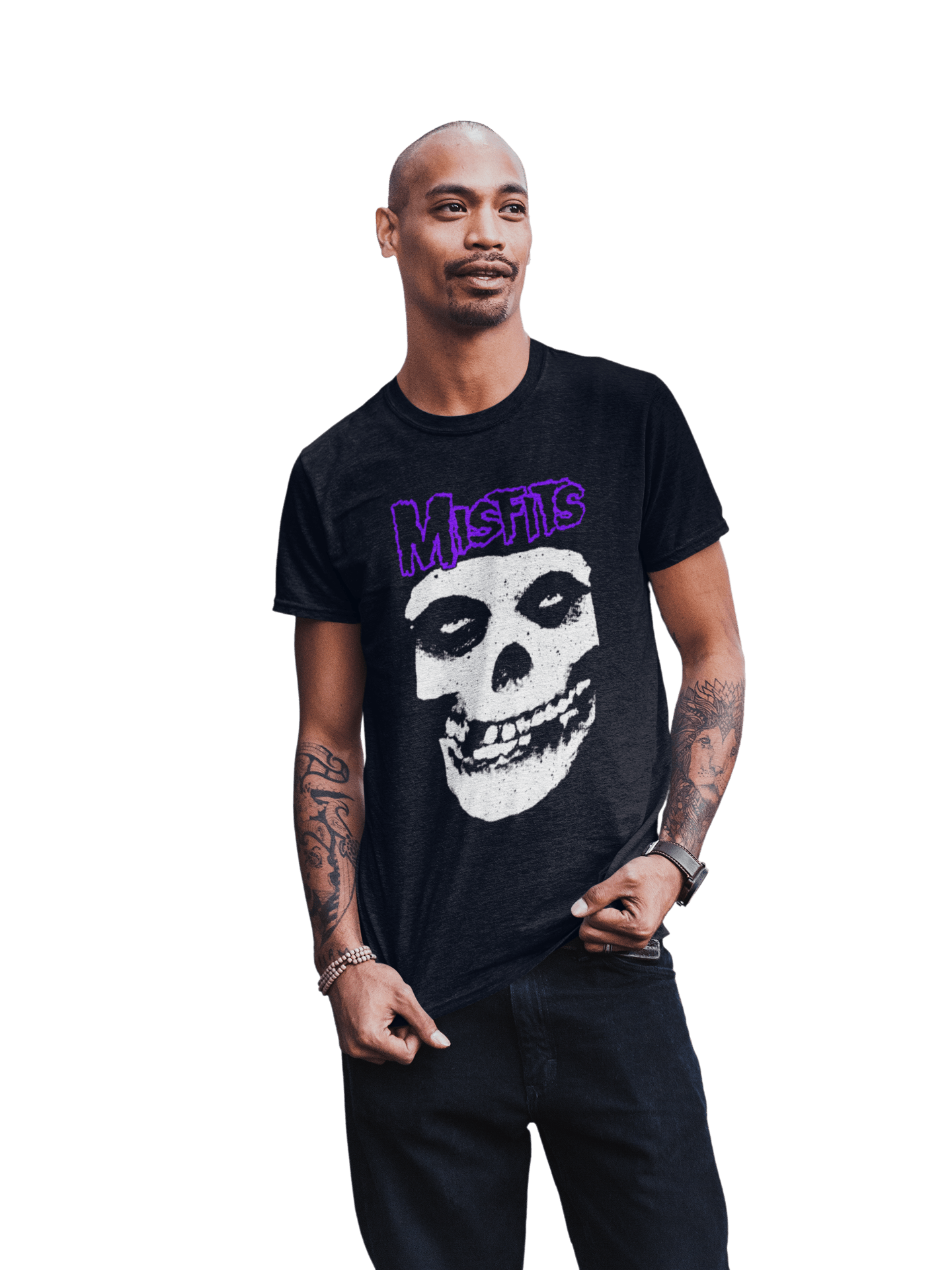 Misfits - Purple Skull T Shirt