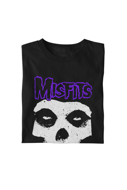 Misfits - Purple Skull T Shirt