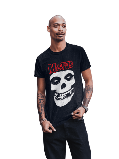 Misfits - Red Skull T Shirt