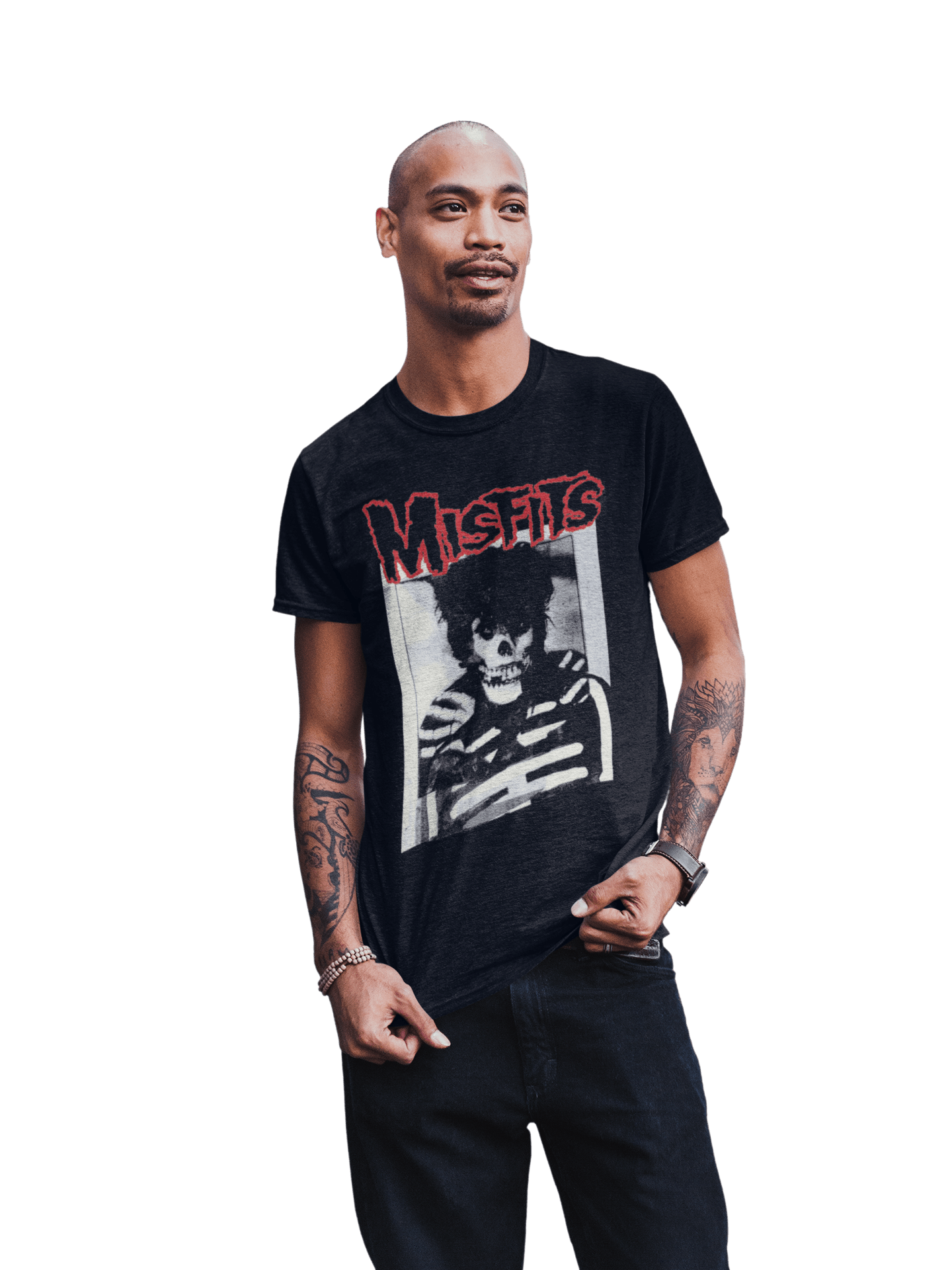 Misfits - Skull Hair T Shirt