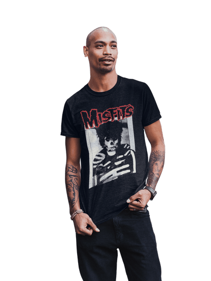 Misfits - Skull Hair T Shirt