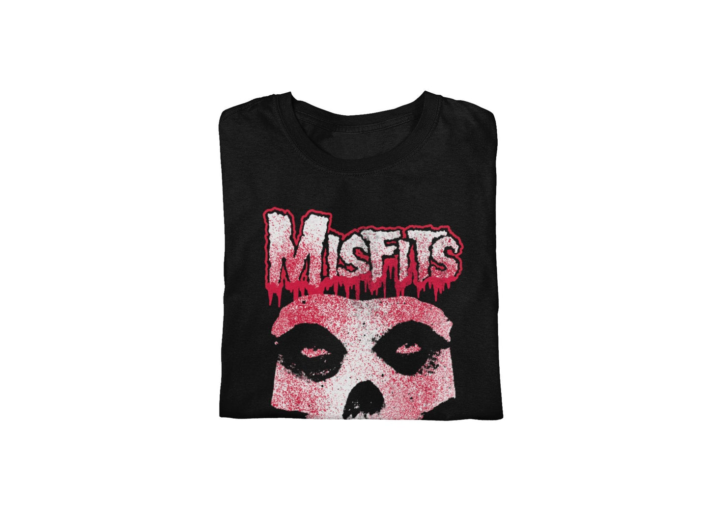 Misfits - Tagged Skull Jumbo Print T Shirt