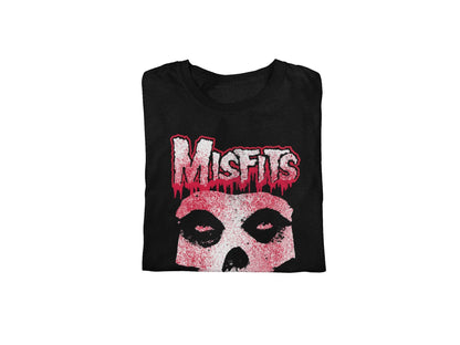 Misfits - Tagged Skull Jumbo Print T Shirt
