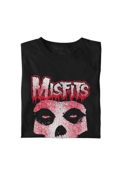 Misfits - Tagged Skull T Shirt