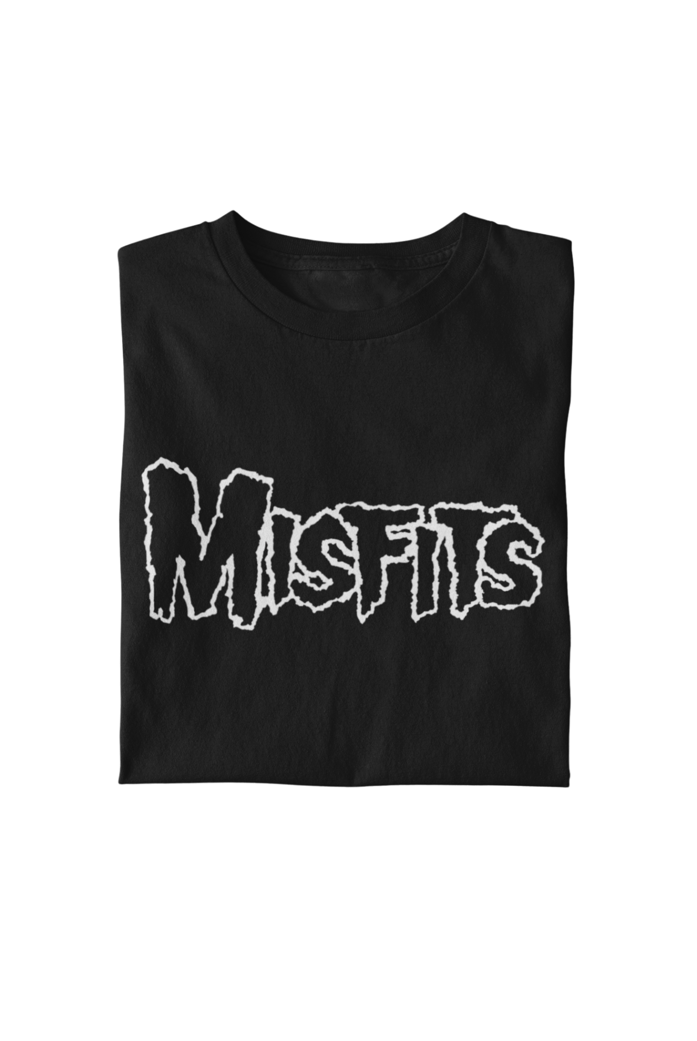Misfits - White Drip Logo T Shirt