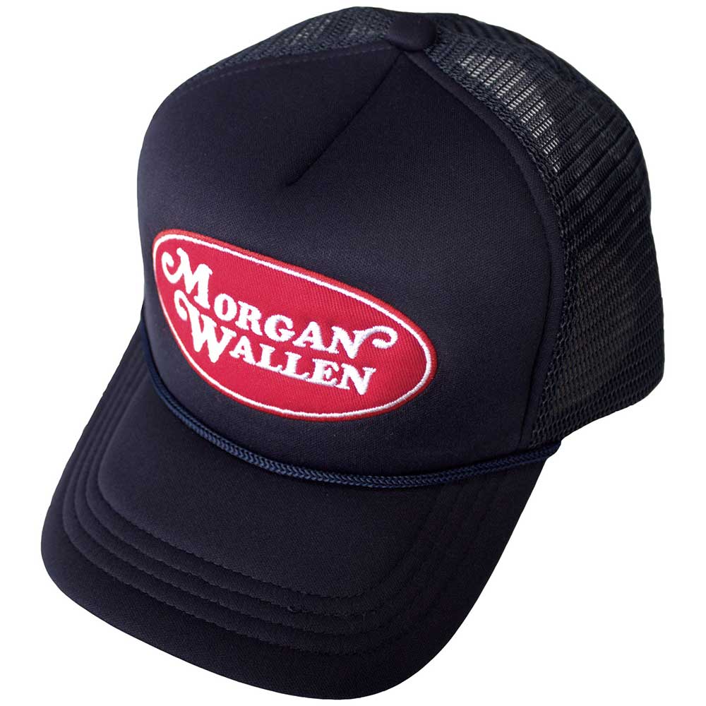 Morgan Wallen Oval Logo Hat Blue