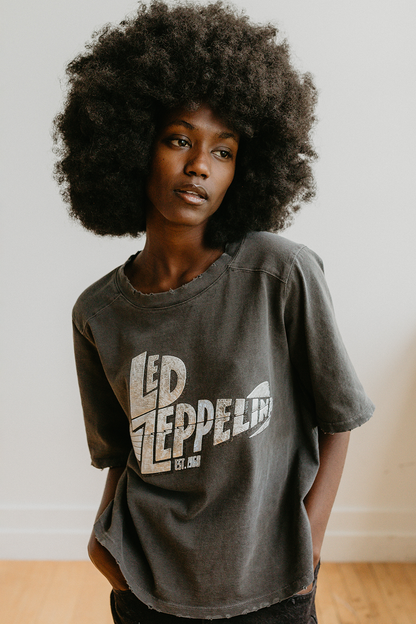 Led Zeppelin Mothership 1968 Tee Womens T Shirt Vintage Black