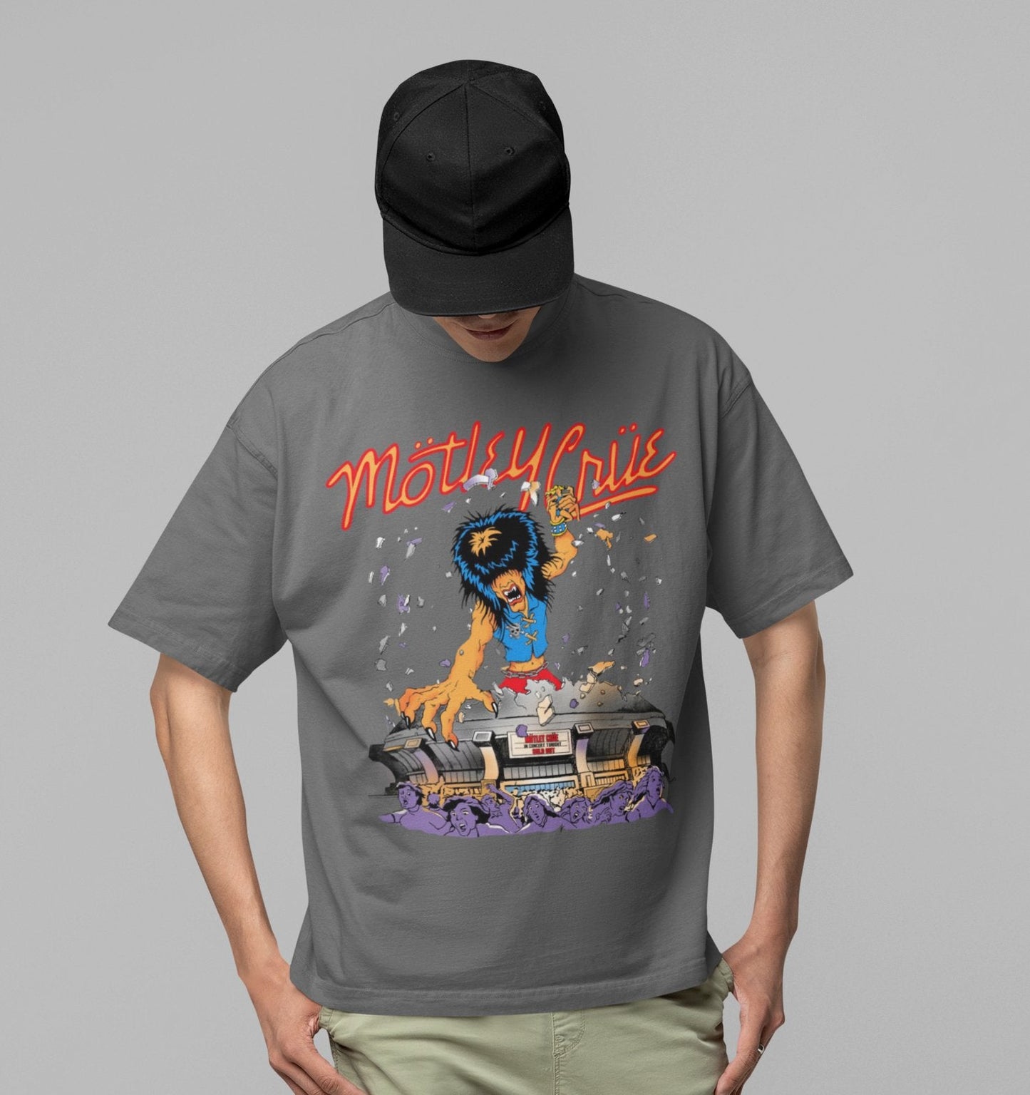 Motley Crue - Allister Dome Jumbo Print T Shirt