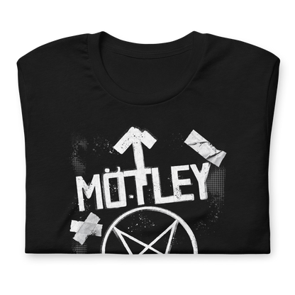 Motley Crue - Black and White Logo T Shirt
