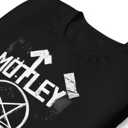 Motley Crue - Black and White Logo T Shirt