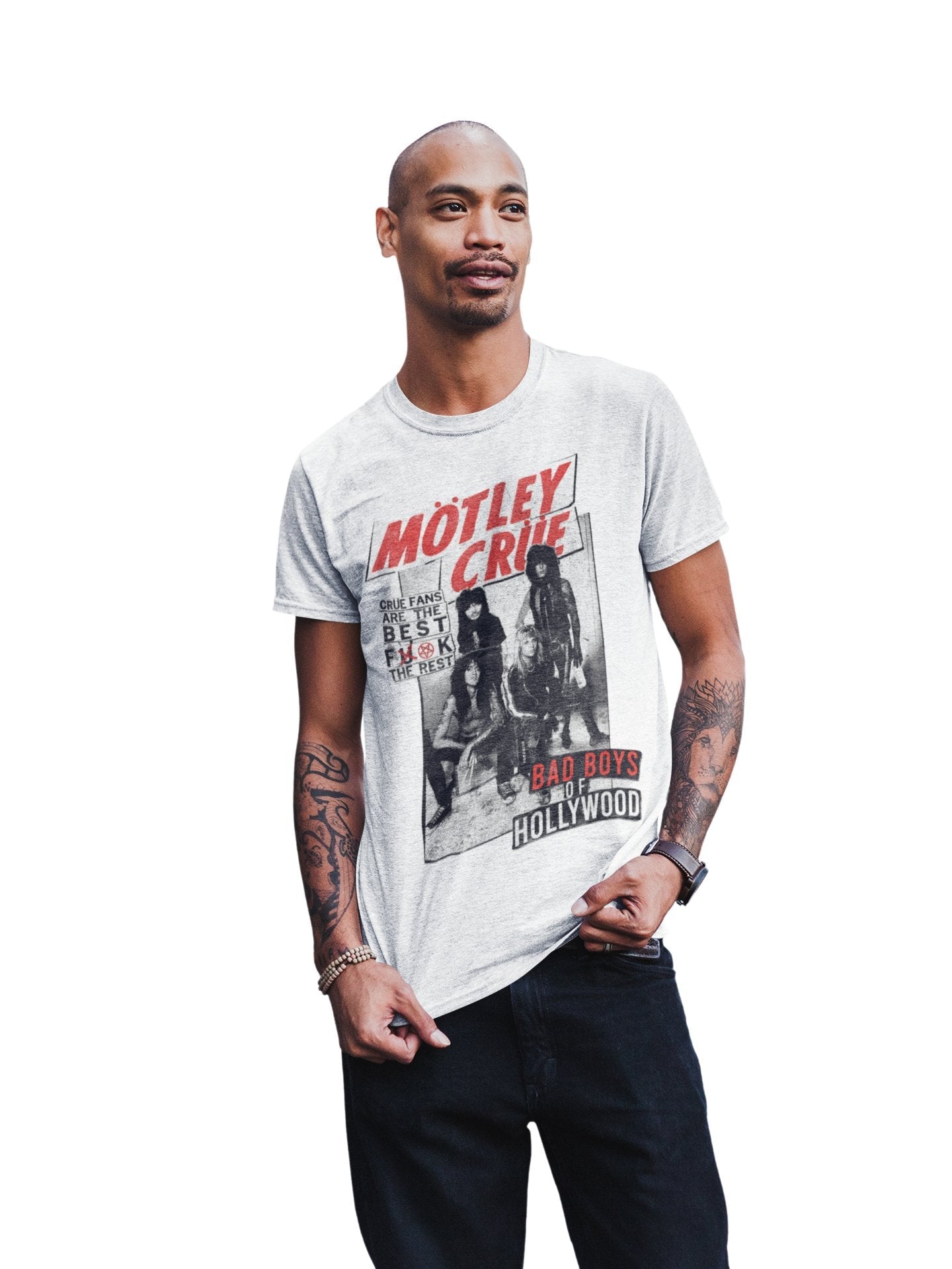 Motley Crue - Crue Fans Jumbo Print T Shirt