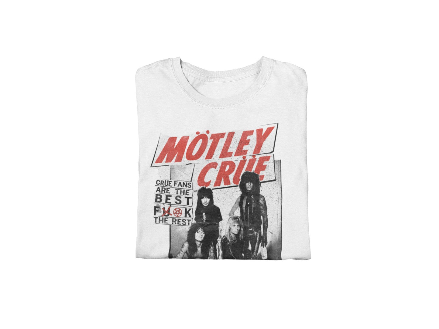 Motley Crue - Crue Fans Jumbo Print T Shirt
