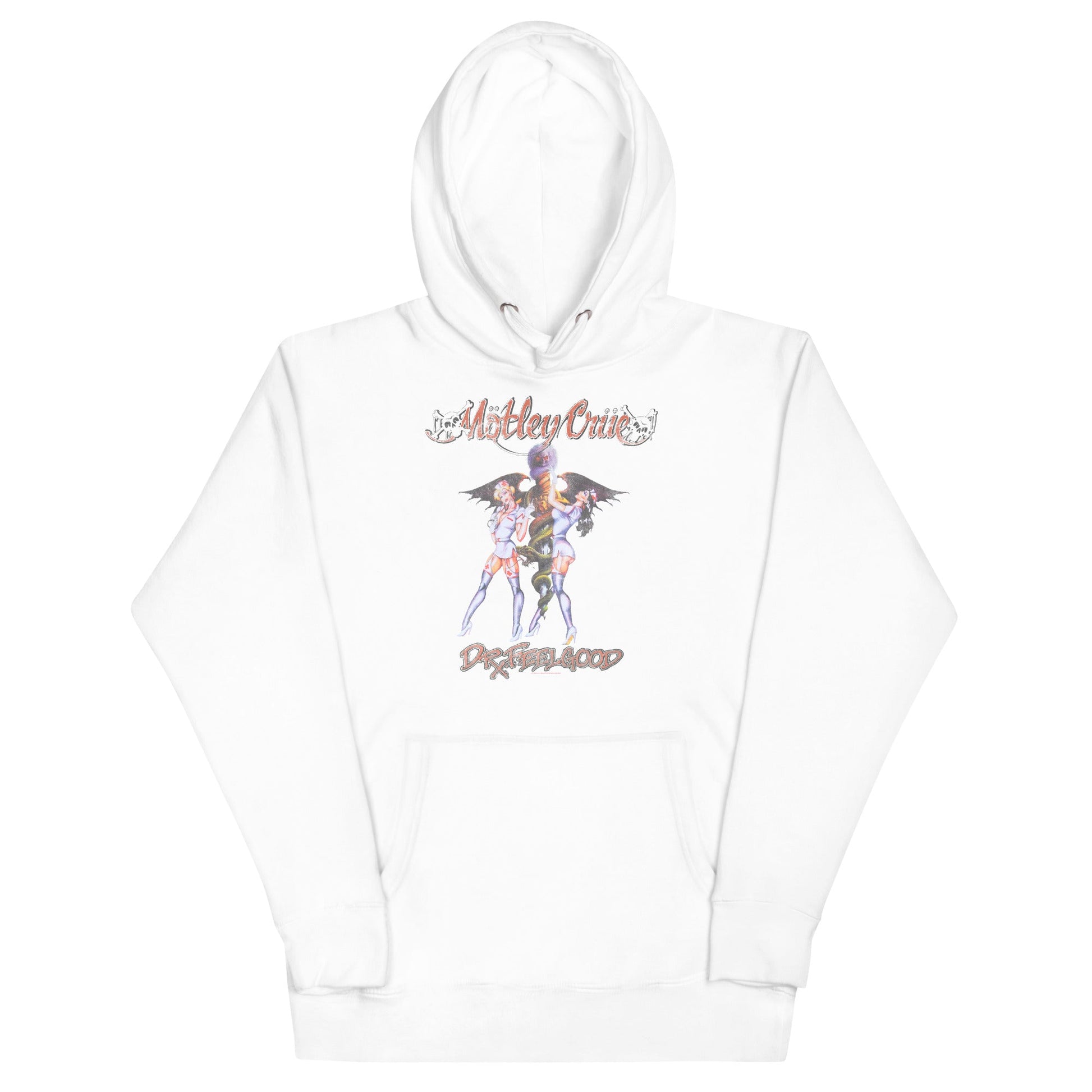 Motley Crue - Dr. Feelgood Hoodie White