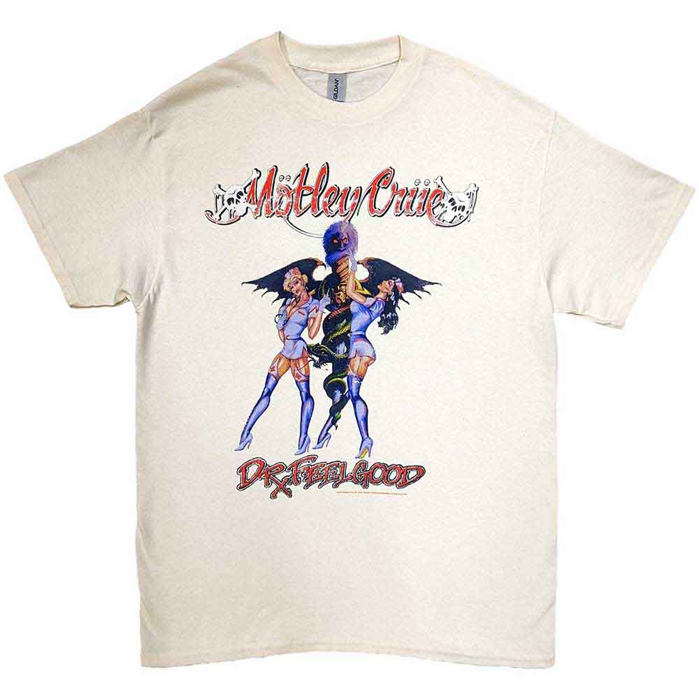 Motley Crue Dr Feelgood Vintage Mens T Shirt