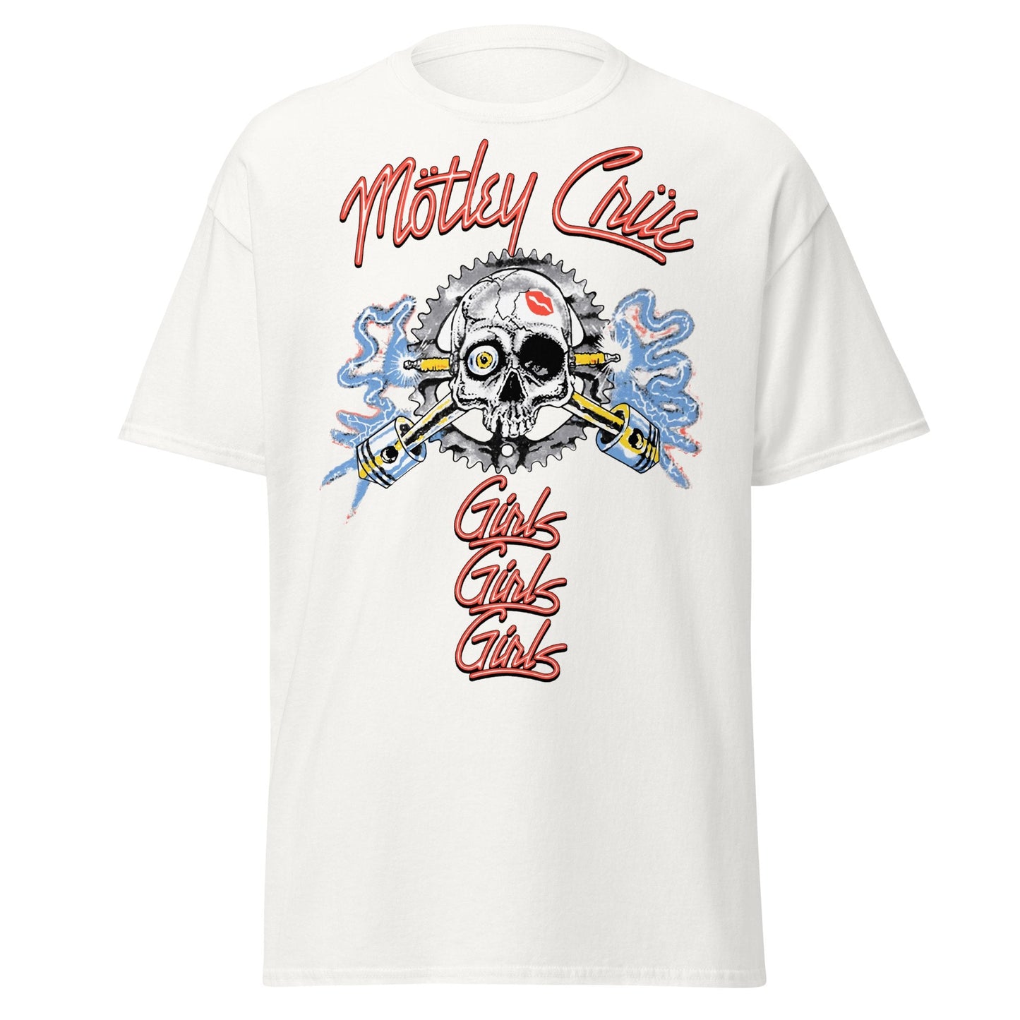 Motley Crue - Girl's Skull Jumbo Print T Shirt