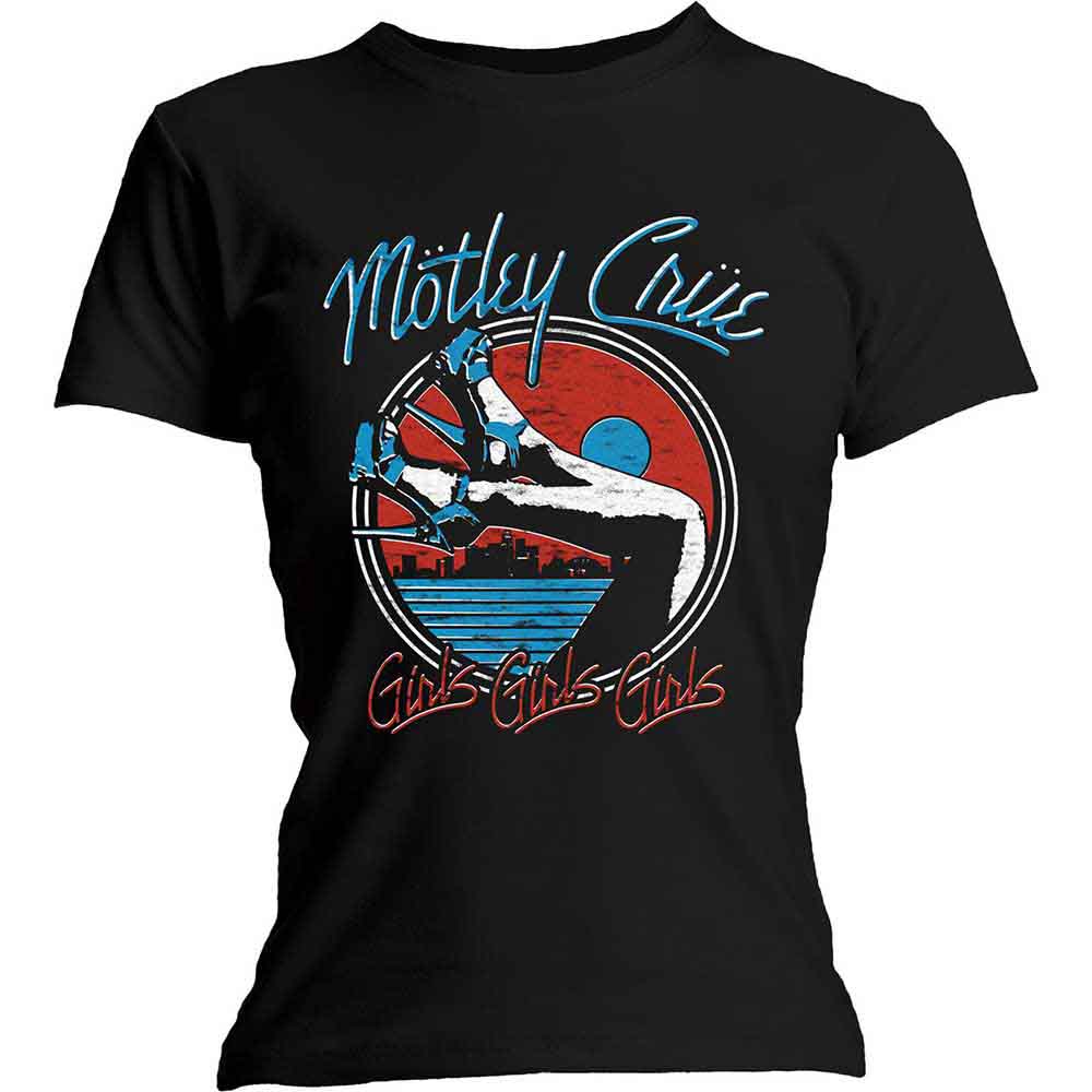 Motley Crue Heels V.3. Womens T Shirt