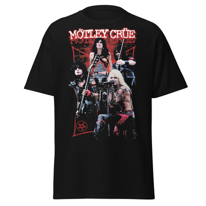 Motley Crue - Live Jumbo Print T Shirt