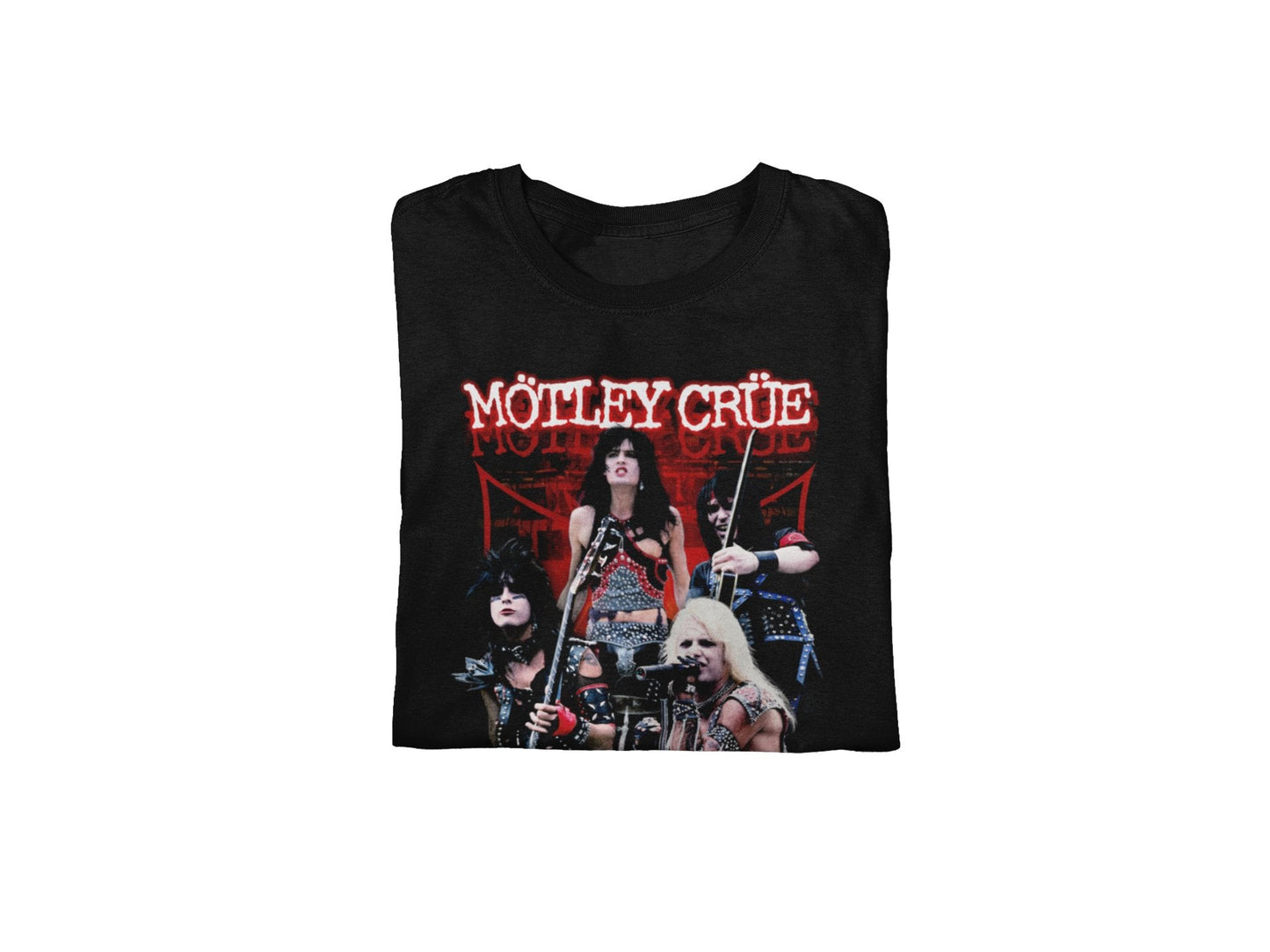 Motley Crue - Live Jumbo Print T Shirt