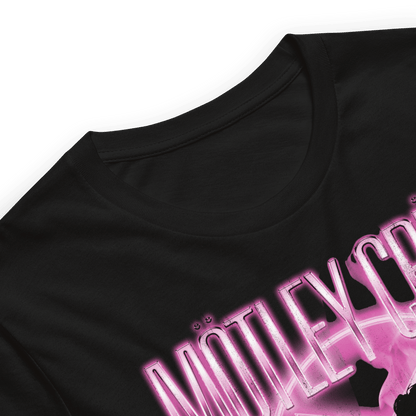 Motley Crue - Neon Pink T Shirt